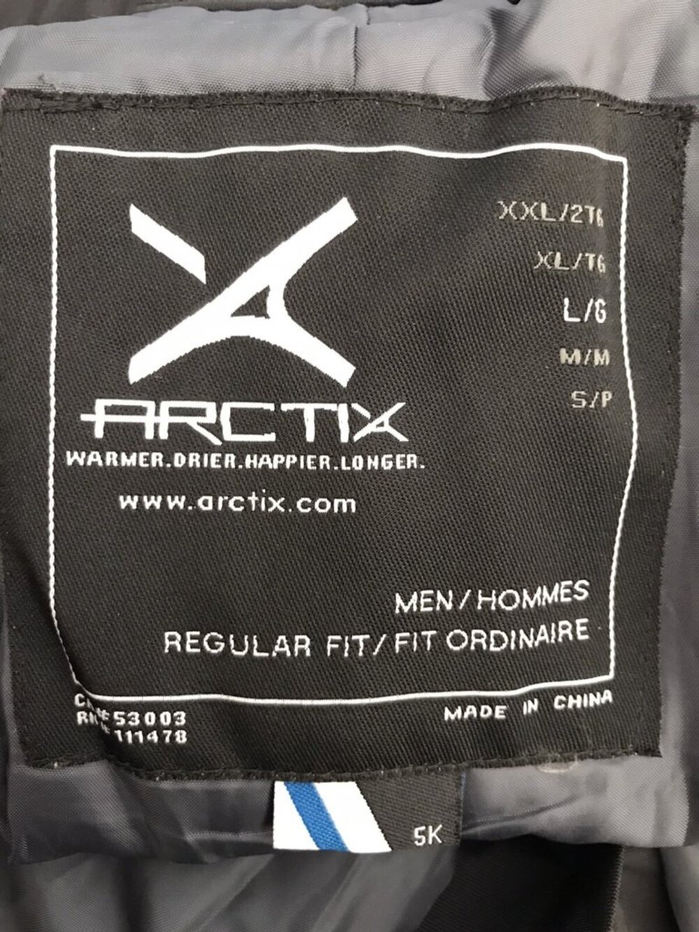 ARCTIX Mens XXL Insulated A6 5k Snow Board Ski Pants Black 33" up to 40" waist - Picture 5 of 7